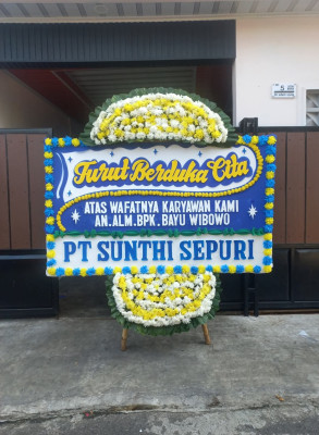 Papan Bunga Duka di Ngabeyan